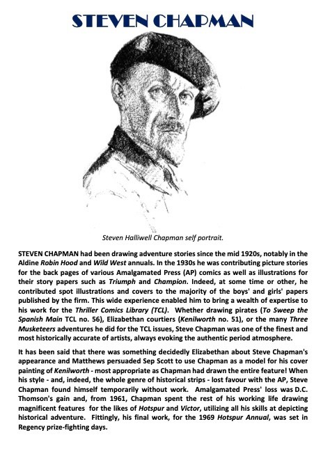 Photographs & Images of Writer’s, Artists & Editors of 19th and 20th Century British Comic Papers by Alan Clark - Sample Page