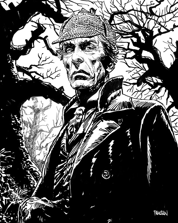 Sherlock Holmes And The Empire Builders art by Dan Panosian