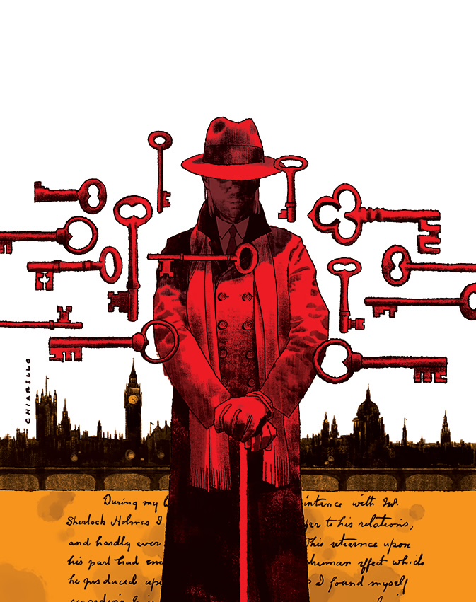 Sherlock Holmes And The Empire Builders art