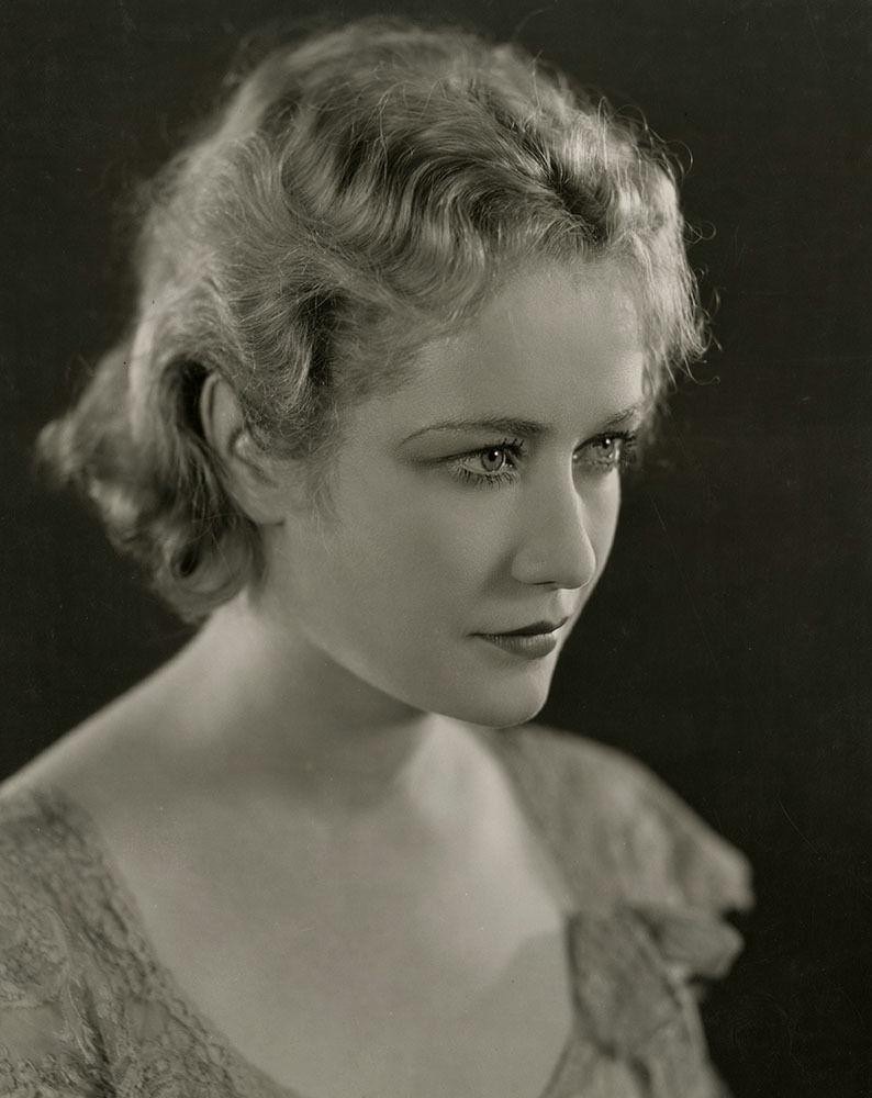 A publicity image for Miriam Hopkins, who played Ivy in Rouben Mamoulian's Dr. Jekyll and Mr. Hyde. In 1935, received a nomination for the Academy Award for Best Actress for the 1935 film Becky Sharp, becoming the first performer nominated for a colour picture