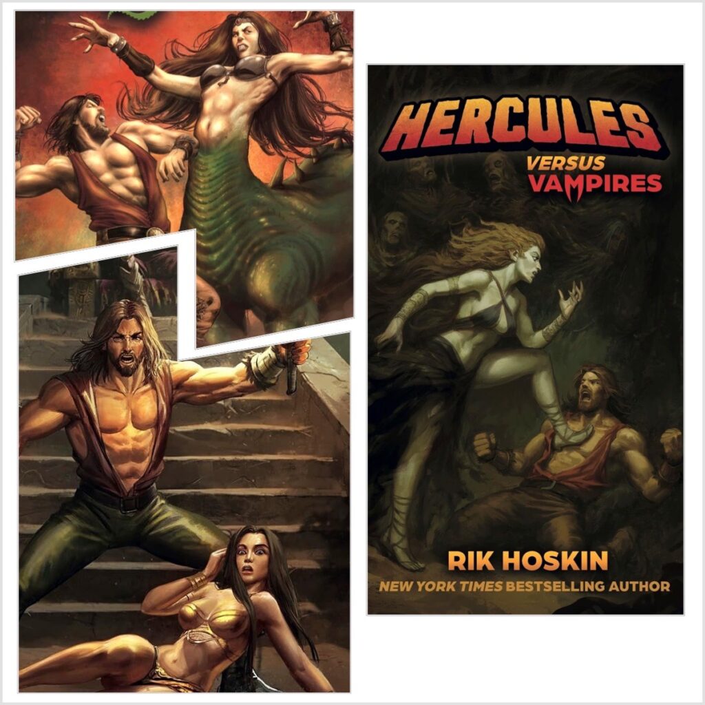 Rik Hoskin’s “Hercules Versus”novel saga launched (Self Published Series)