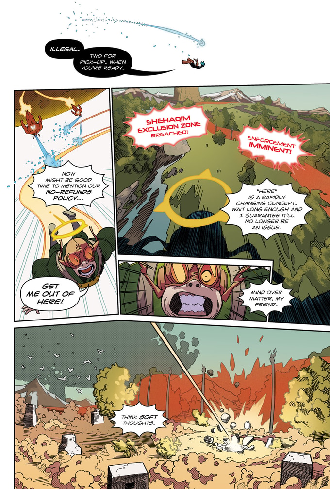 Afterlife Inc. Volume 7 – Imitation of Life by Jon Lock et al | Pencils by Raffaele Ricciardi; colours by JP Jordan; letters by Lucy Lock