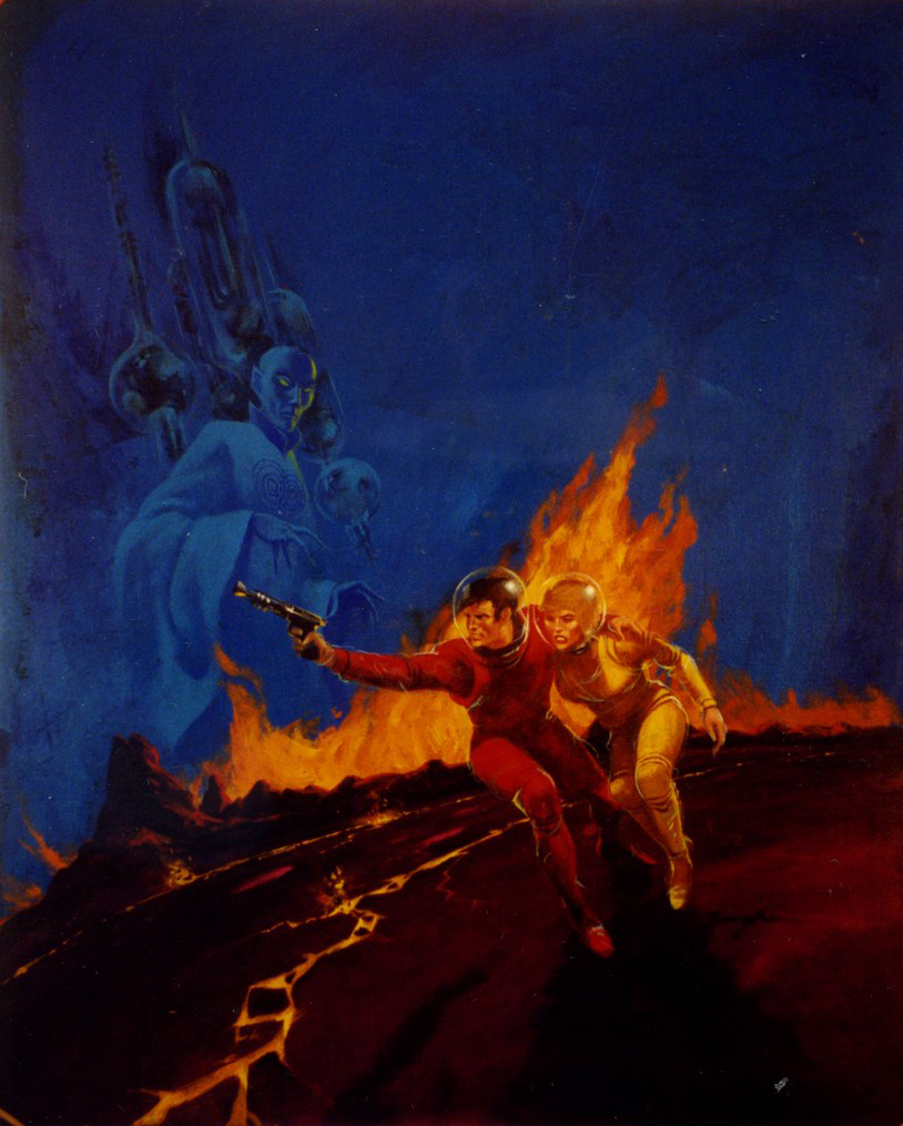 Jack Gaughan's art for Cap Kennedy #12 The Genetic Buccaneer via Phoebe Gaughan