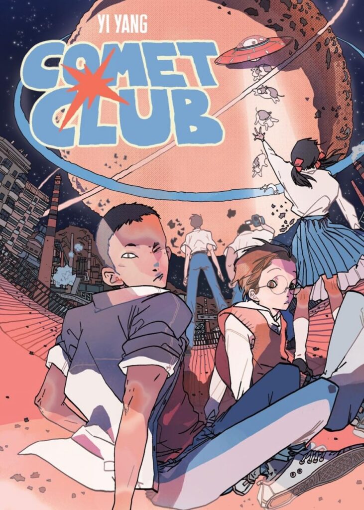 Comet Club
Author: Yi Yang, translated by Jamie Richards
Publisher: Takumigraphics
On sale 13th October 2026
ISBN: 979-8875002564