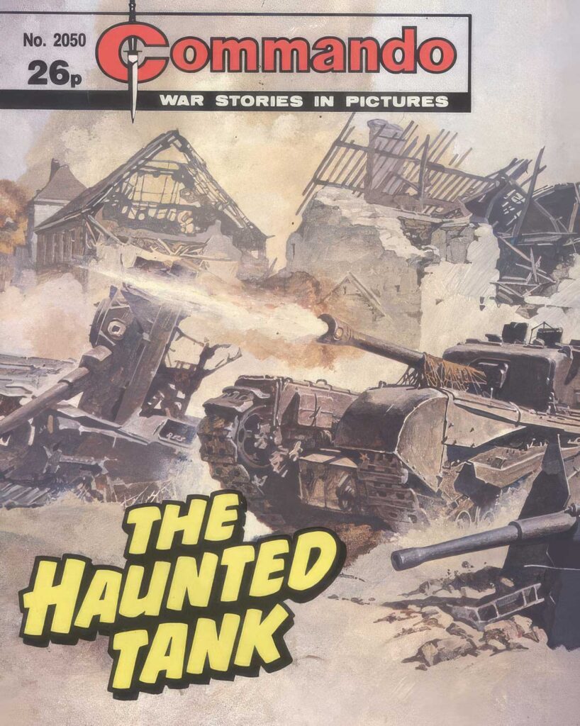 Commando 2050 (Silver): The Haunted Tank Story: Staff | Internal Art: Ibanez | Cover Art: Gino D’Achille