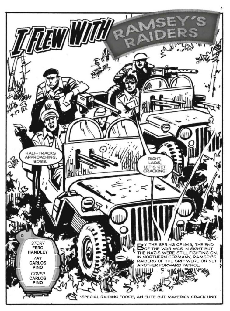 Commando 6001 (For Action and Adventure): I Flew With Ramsey’s Raiders Story: Ferg Handley | Internal and Art: Carlos Pino