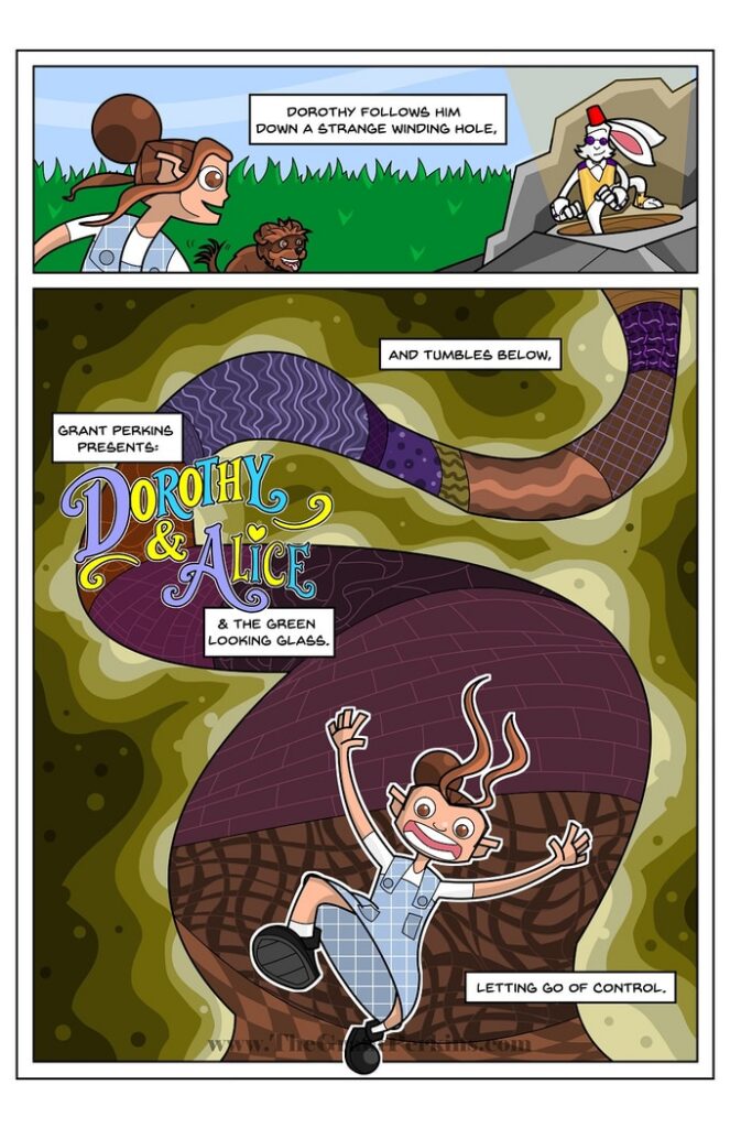Dorothy and Alice & The Green Looking Glass from Mike Perkins