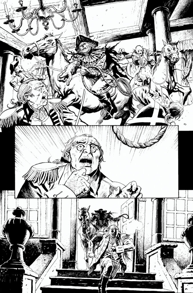 DR. SYN #1 (of 4) Sample Page 2 - Interior Inks by Sebastián Cabrol (Not Final Art)