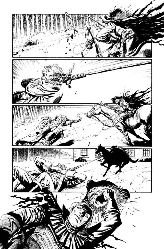 DR. SYN #1 (of 4) Sample Page 3 - Interior Inks by Sebastián Cabrol (Not Final Art)