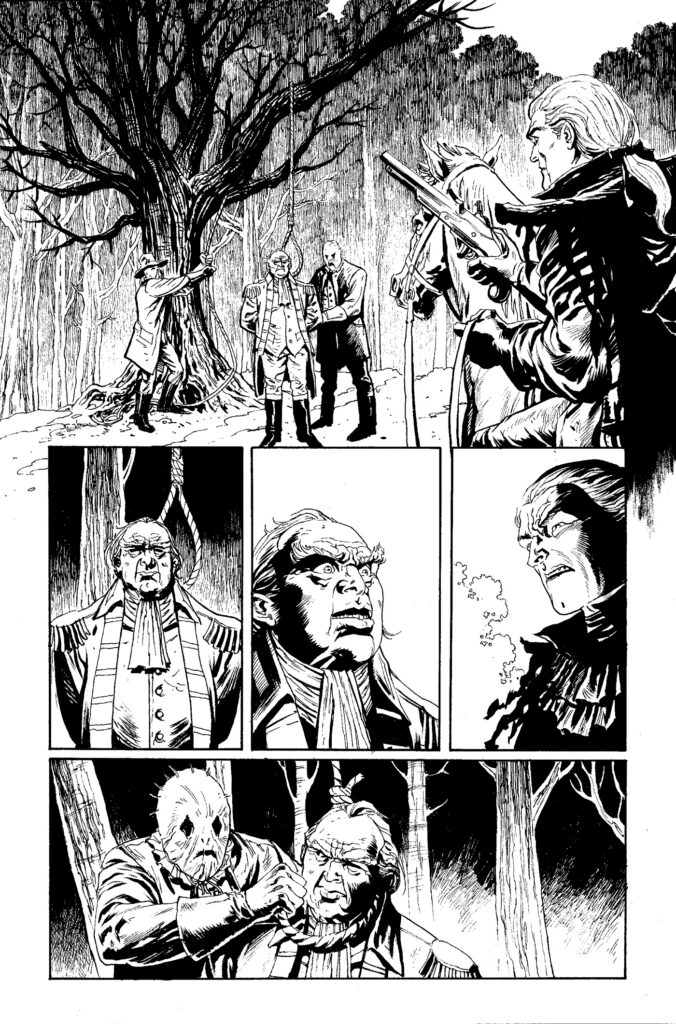 DR. SYN #1 (of 4) Sample Page 4 - Interior Inks by Sebastián Cabrol (Not Final Art)