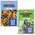 Marvel Explodes: From Bullpen to Big Business (Marvel Age of Comics) by Paul Levitz and Marvel Super Heroes Secret Wars: The Epic 1980s Saga (Marvel Age of Comics) by Tom K. Mason - Cover montage