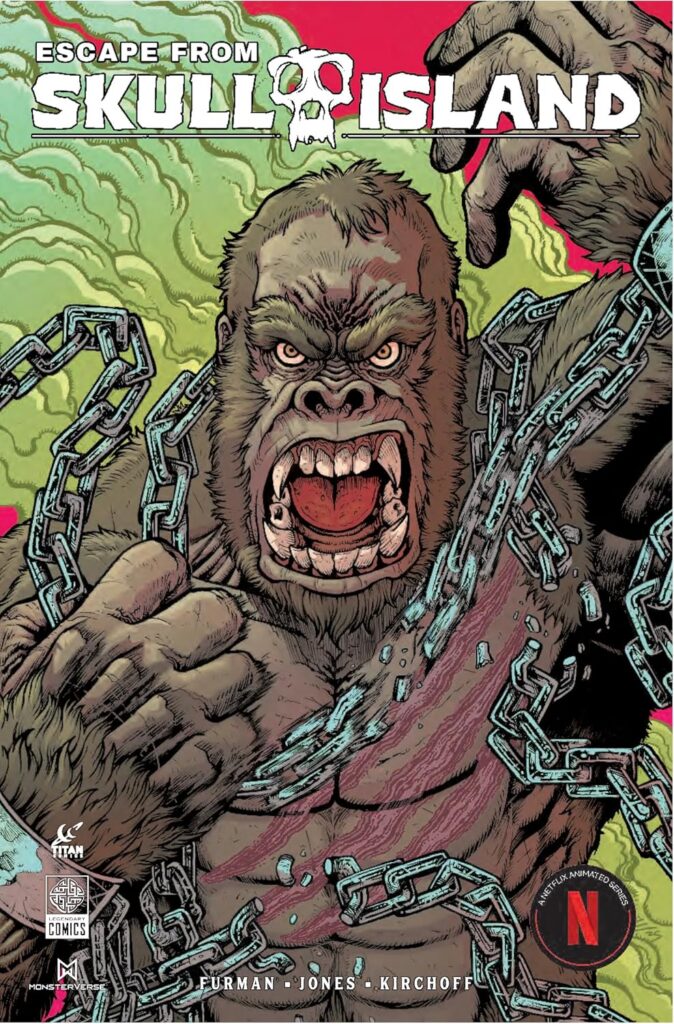 Escape from Skull Island 2
By Simon Furman (Writer), Christopher Jones (Artist)
Publisher: Titan Comics  
On sale 13th October 2026
ISBN: 978-1787743922