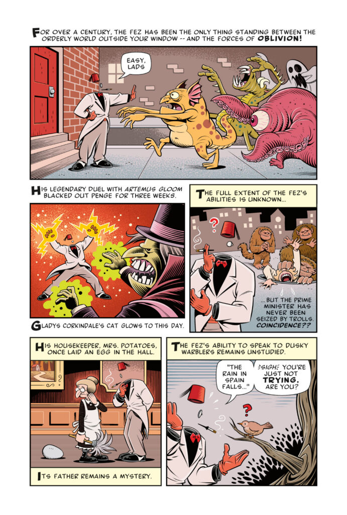 The Fez Papers by Roger Langridge - Sample Page 2
