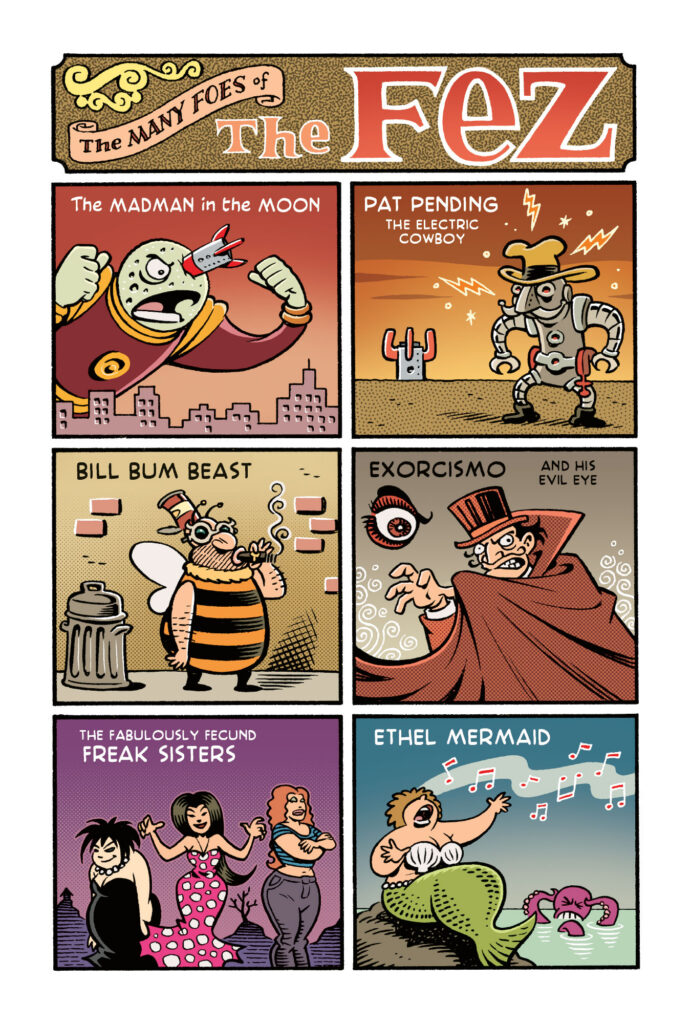 The Fez Papers by Roger Langridge - Sample Page 3
