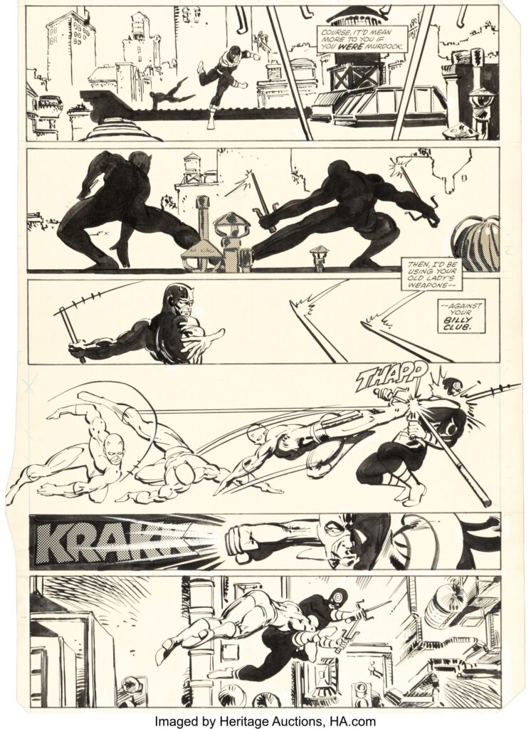 Frank Miller and Klaus Janson Daredevil #181 Bullseye Story Page 31 Original Art (Marvel, 1982)