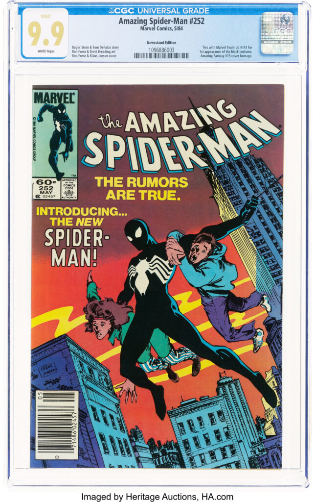 The Amazing Spider-Man #252 Newsstand Edition (Marvel, 1984) CGC MT 9.9