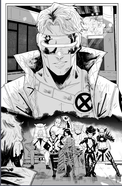 X-men sample art by Alejandro Gómez Martin