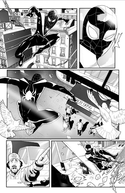 Spider-man sample art by Alejandro Gómez Martin