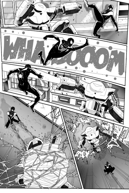Spider-man sample art by Alejandro Gómez Martin