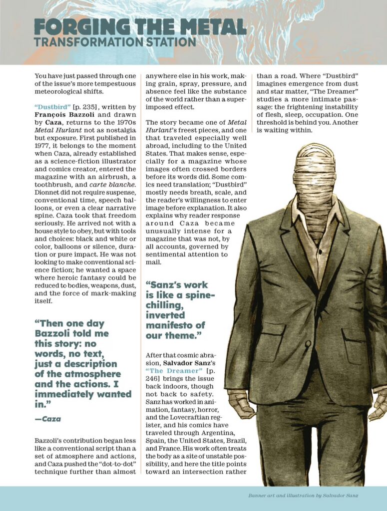 Metal Hurlant Daft Punk special issue Preview