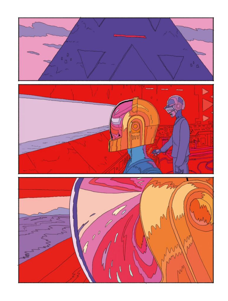 Metal Hurlant Daft Punk special issue Preview