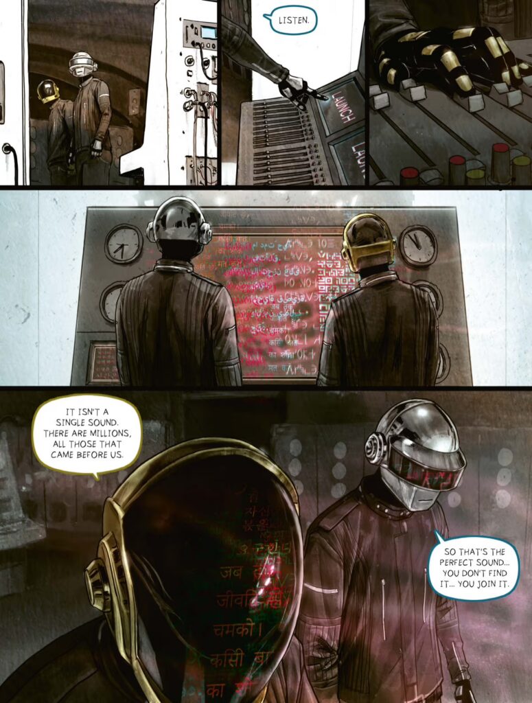 Metal Hurlant Daft Punk special issue Preview