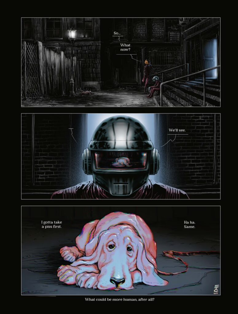 Metal Hurlant Daft Punk special issue Preview