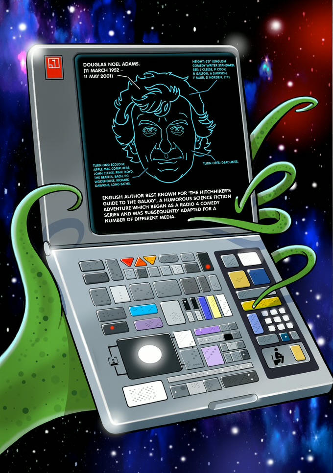 Share & Enjoy: A definitively inaccurate Douglas Adams story by Mark Griffiths and Martin Geraghty