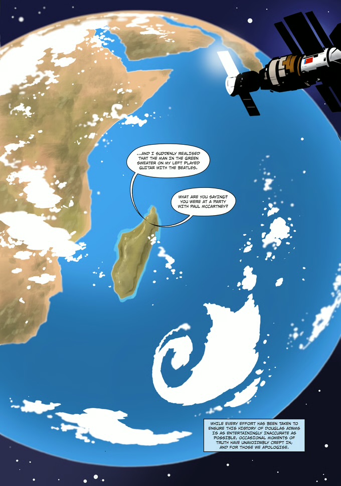 Share & Enjoy: A definitively inaccurate Douglas Adams story by Mark Griffiths and Martin Geraghty