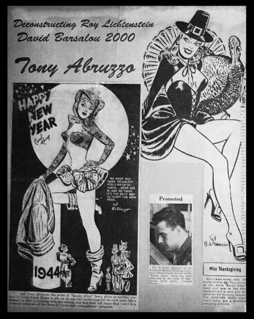 Original Page From Tony Abruzzo's World War Two Scrapbook