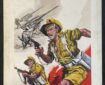 Just one of many stunning war picture library covers in this amazing auction, this one created for War Picture Library No. 519, "Runaway Heroes" (June 1969), art by Feanco Picchioni, gouache on board
