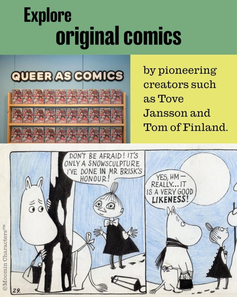 Queer as Comics, the Quentin Blake Centre for Illustration, runs until 1st November 2026