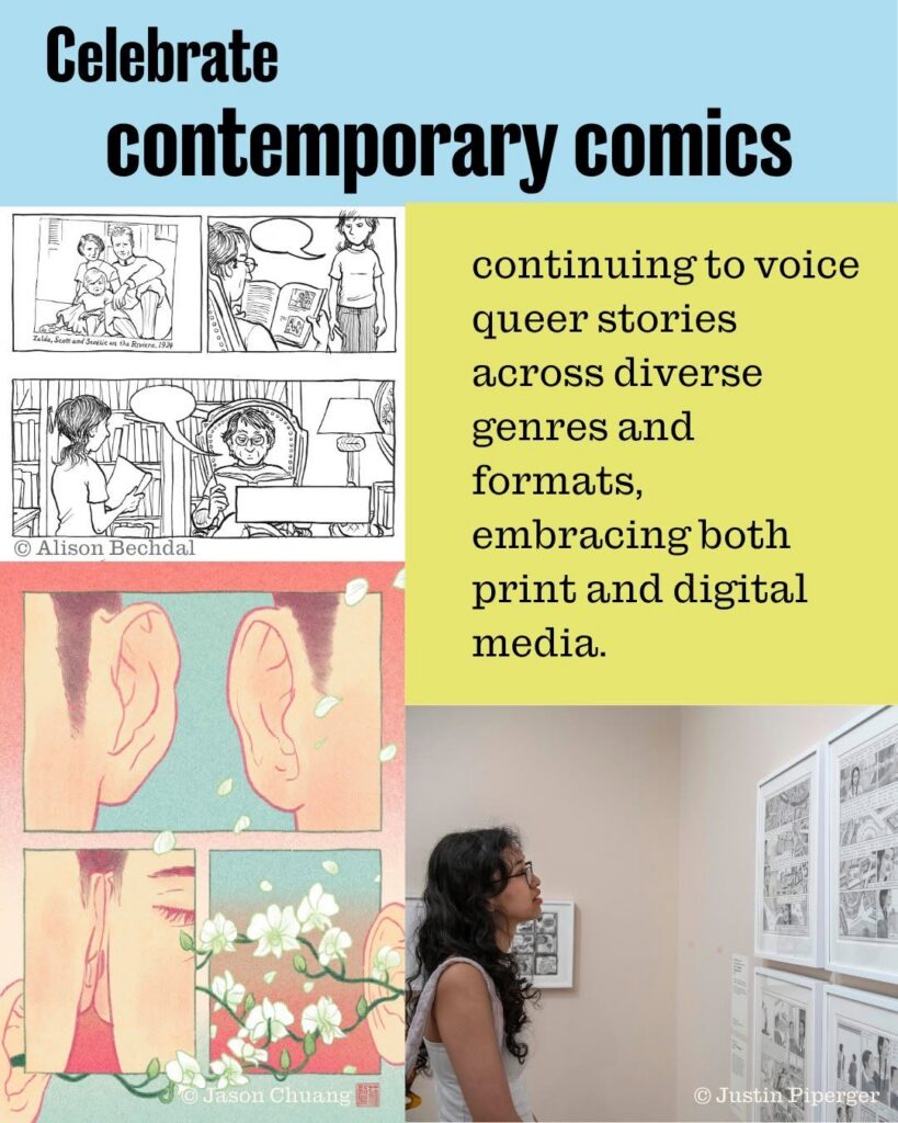 Queer as Comics, the Quentin Blake Centre for Illustration, runs until 1st November 2026