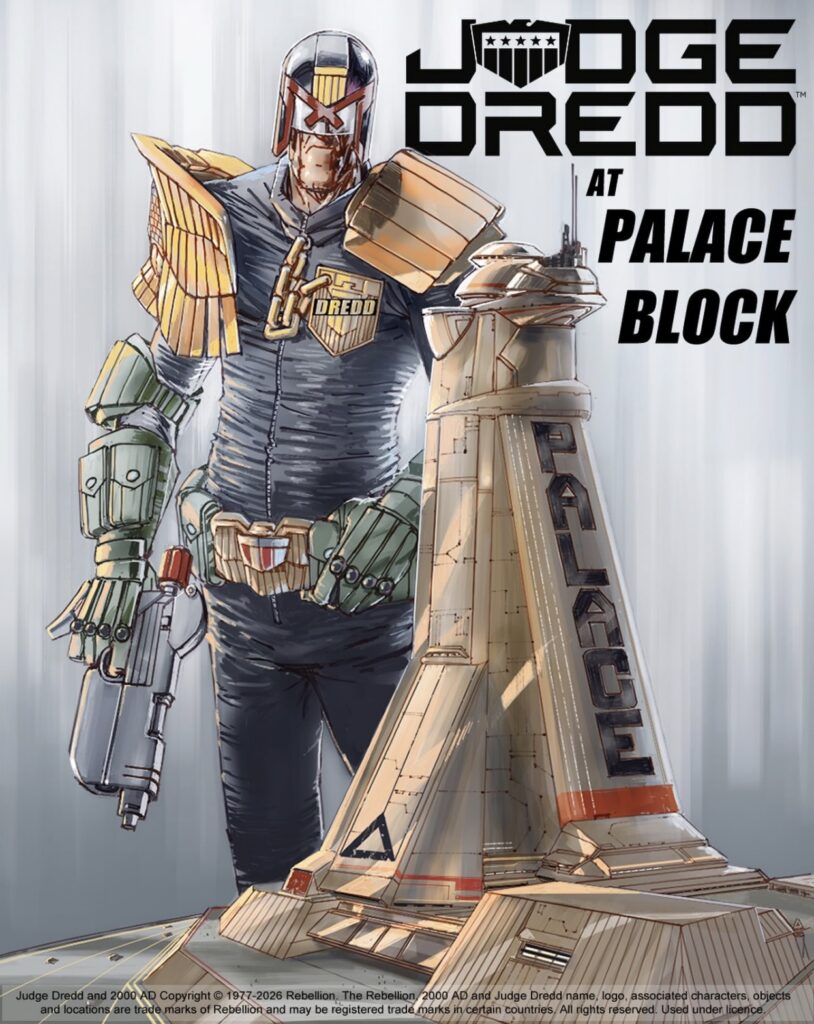 2000AD & Palace Skateboards 2026 Promotional Strip
