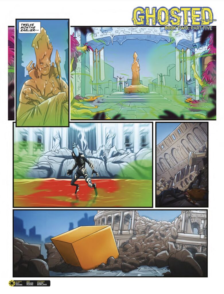 2000AD Prog 2504 - GHOSTED // BOOK TWO
By Guy Adams (Writer) Megan Huang (Artist) Simon Bowland (Letterer)