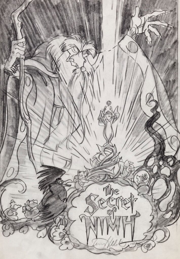 Tim Hildebrandt’s The Secret of NIMH One Sheet Theatrical Poster Concept Art (United Artists, 1982)