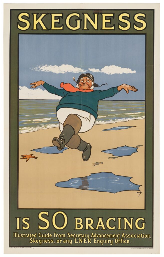 Skegness is so Bracing poster by John Hassall (1868-1948), lithographic poster, 1924