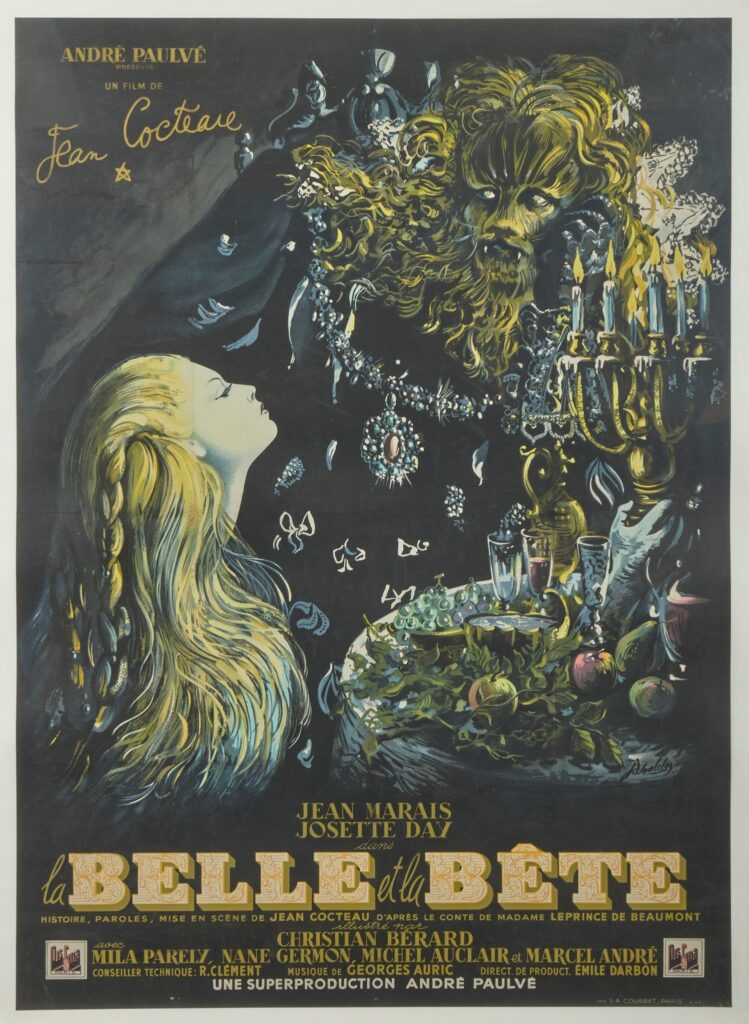 Belle et la Bête - French Style A Grande, 1946, by Jean-Denis Malcles (1912-2002)