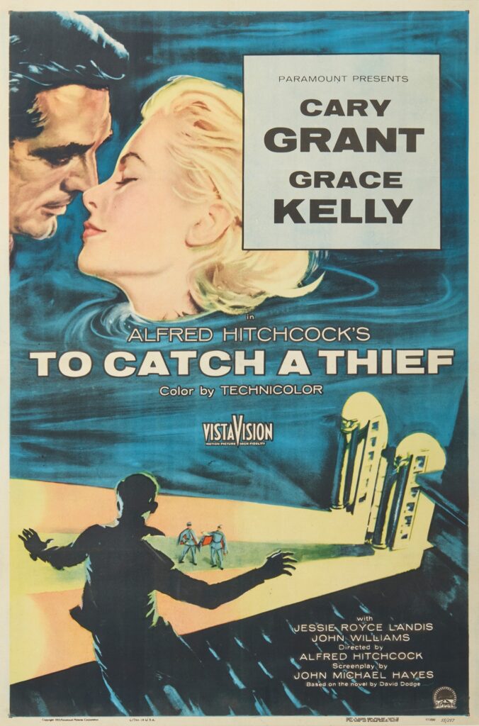 To Catch a Thief, artist unknown, US one sheet, 1955