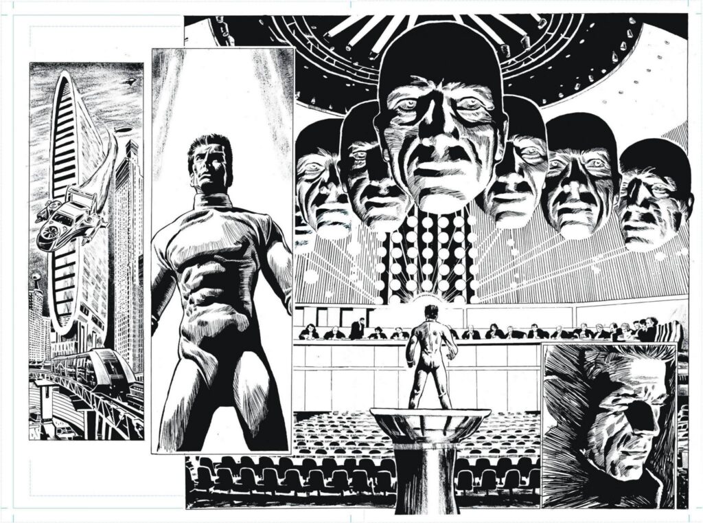 Death Be Praised by Paul N Neal and Rob Moran - Standard Cover by Rob Moran - Art Sample