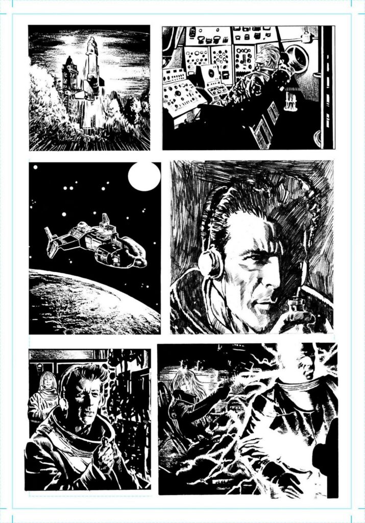 Death Be Praised by Paul N Neal and Rob Moran - Standard Cover by Rob Moran - Art Sample