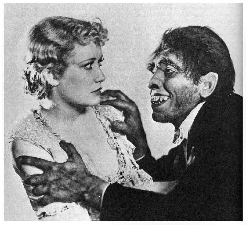 Miriam Hopkins and Frederic March in  Dr. Jekyll and Mr. Hyde (1931)