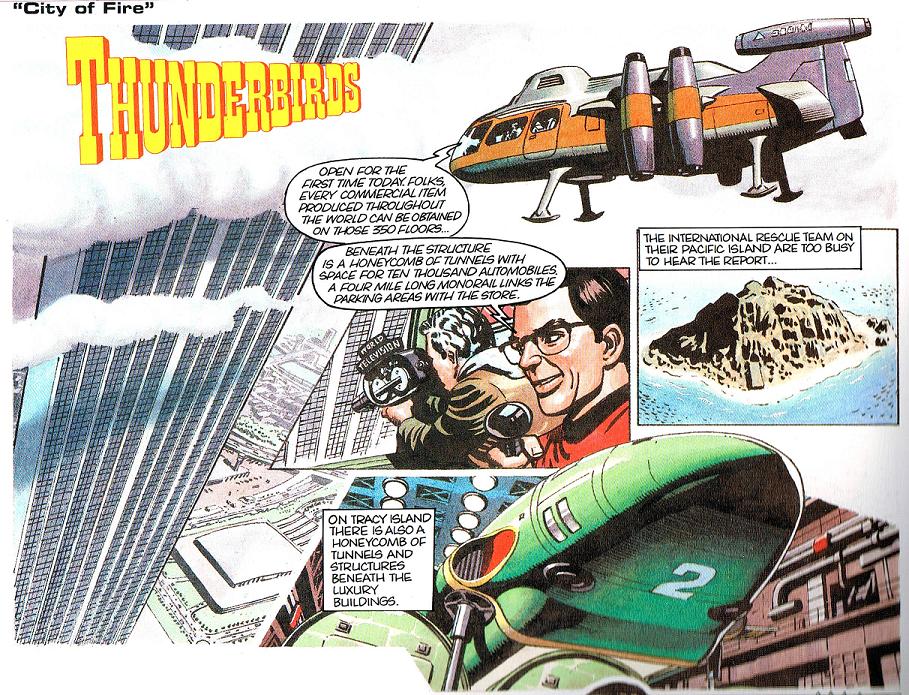 Art by Keith Watson for Thunderbirds the Comic by Keith Watson