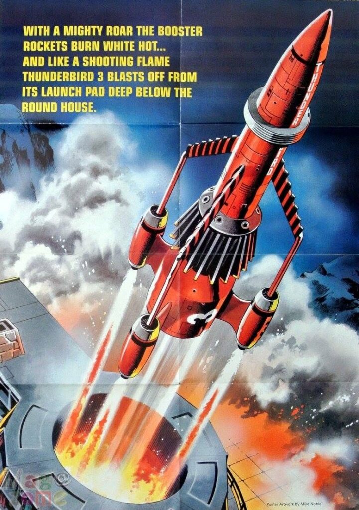 Thunderbirds the Comic Poster by Mike Noble - with thanks to Bill Storie