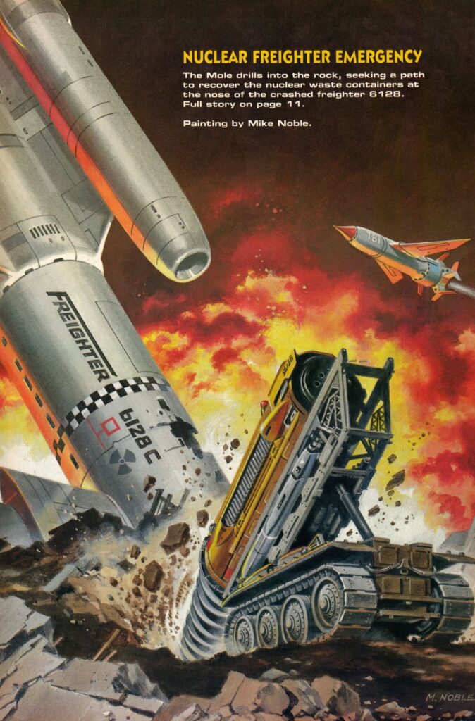 Thunderbirds the Comic Poster by Mike Noble - with thanks to Bill Storie
