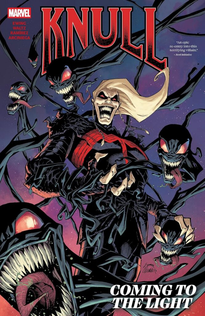 Knull: Coming to the Light
By Al Ewing, Eve L. Ewing (Writers), Juanan Ramirez (Artist)
Publisher: Marvel US
ISBN: 9781302968137

