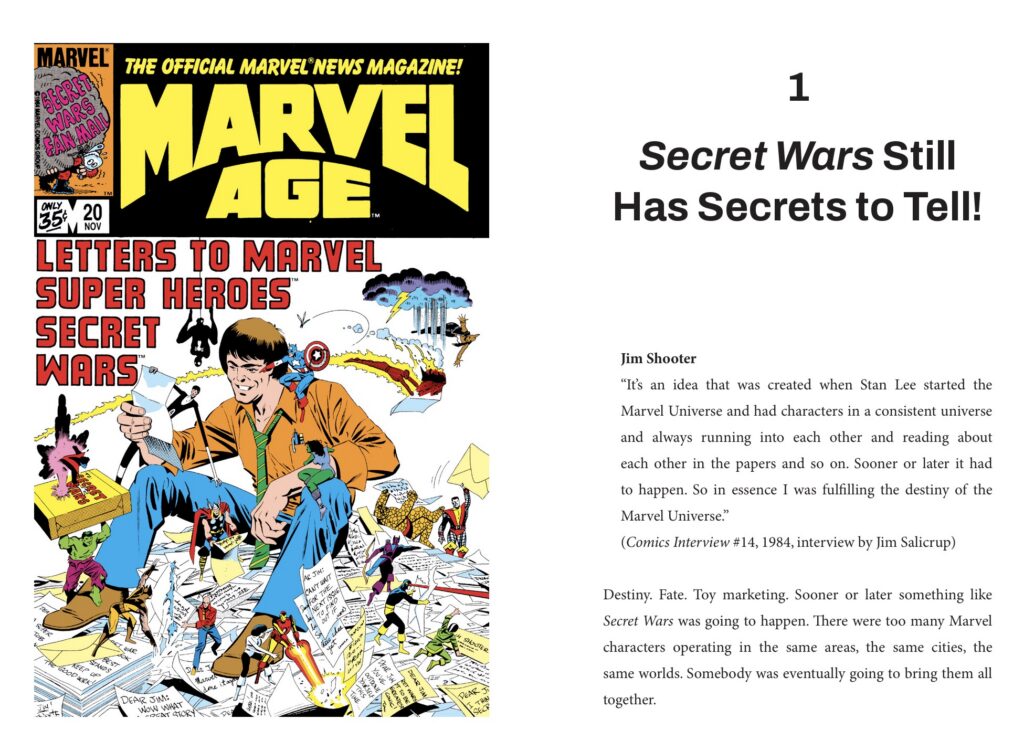 Marvel Super Heroes Secret Wars: The Epic 1980s Saga (Marvel Age of Comics) by Tom K. Mason