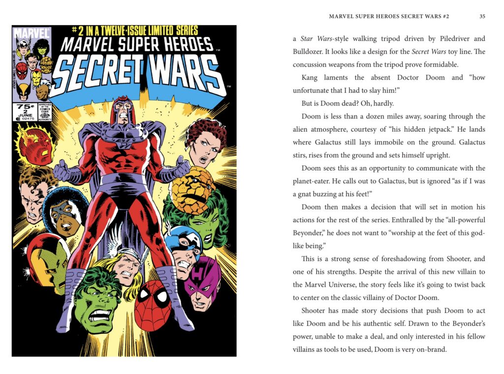 Pages 34 - 35 Pages 126 - 127 Marvel Super Heroes Secret Wars: The Epic 1980s Saga (Marvel Age of Comics) by Tom K. Mason