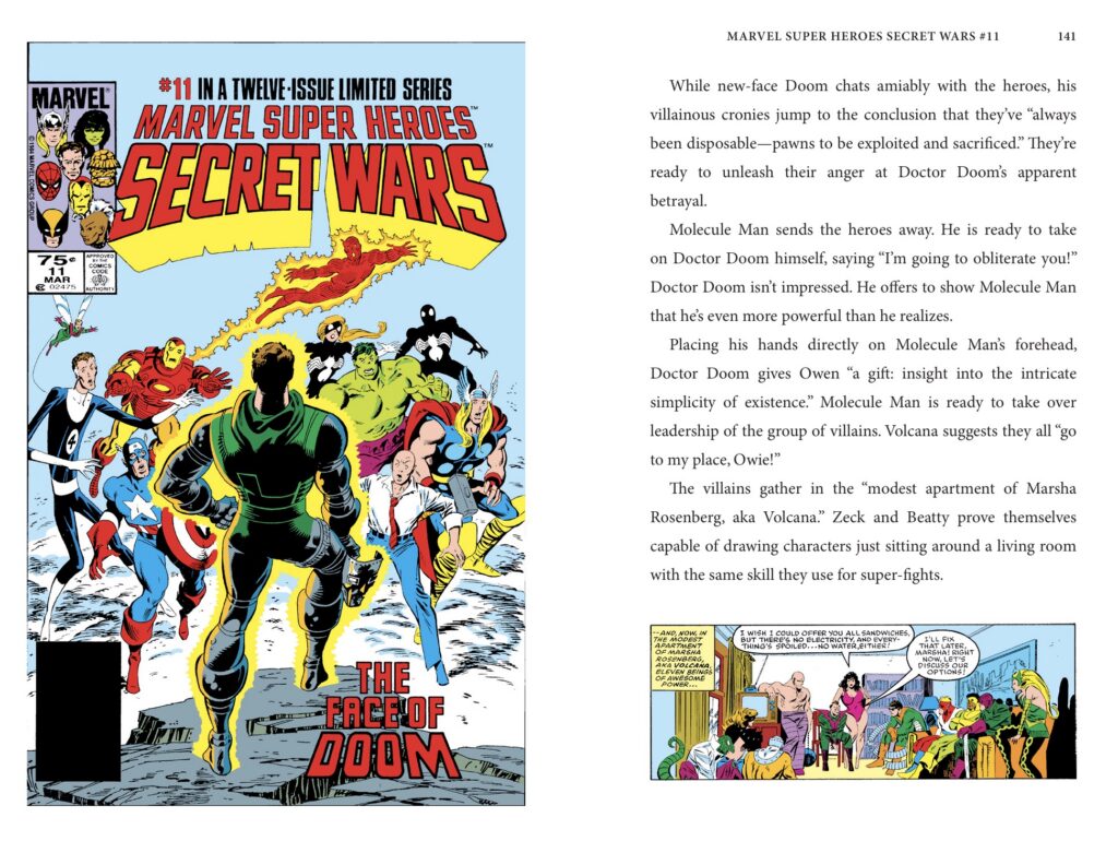 Pages 140 - 141 Marvel Super Heroes Secret Wars: The Epic 1980s Saga (Marvel Age of Comics) by Tom K. Mason