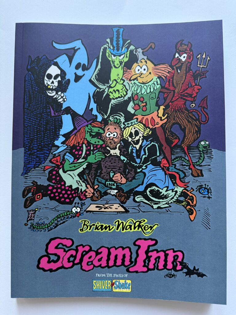 Scream Inn by Cliff Brown and Brian Walker (Kazoop!!, 2026) - Paperback Cover